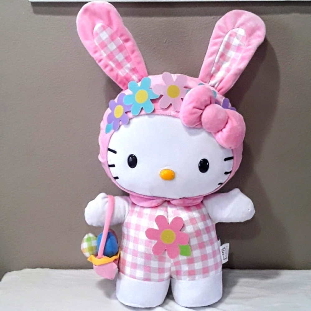 🐇Huge Hello Kitty Easter Plush